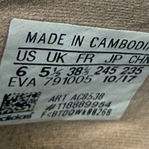 Adidas Swift Run Ash Pearl Beige Men Sz 6 Running Shoe AC8538 Metallic Rose Gold - Picture 14 of 14